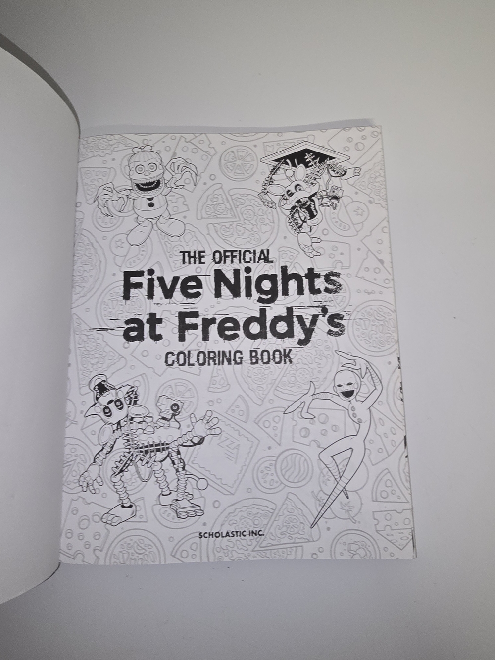 The Official Five Nights at Freddy's Coloring Book - White with Red Text - Picture 2 of 8